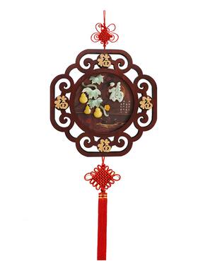 墙面装饰挂件入户新中式玄关挂饰