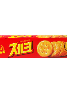 韩国进口食品 LOTTE 乐天ZEC饼干杰克咸味苏打饼干100g 休闲零食
