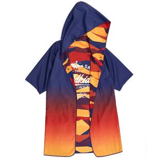 尾货Wildkids斗篷速干潜水毛巾衣双面吸水沙滩巾披风浴袍三良分子