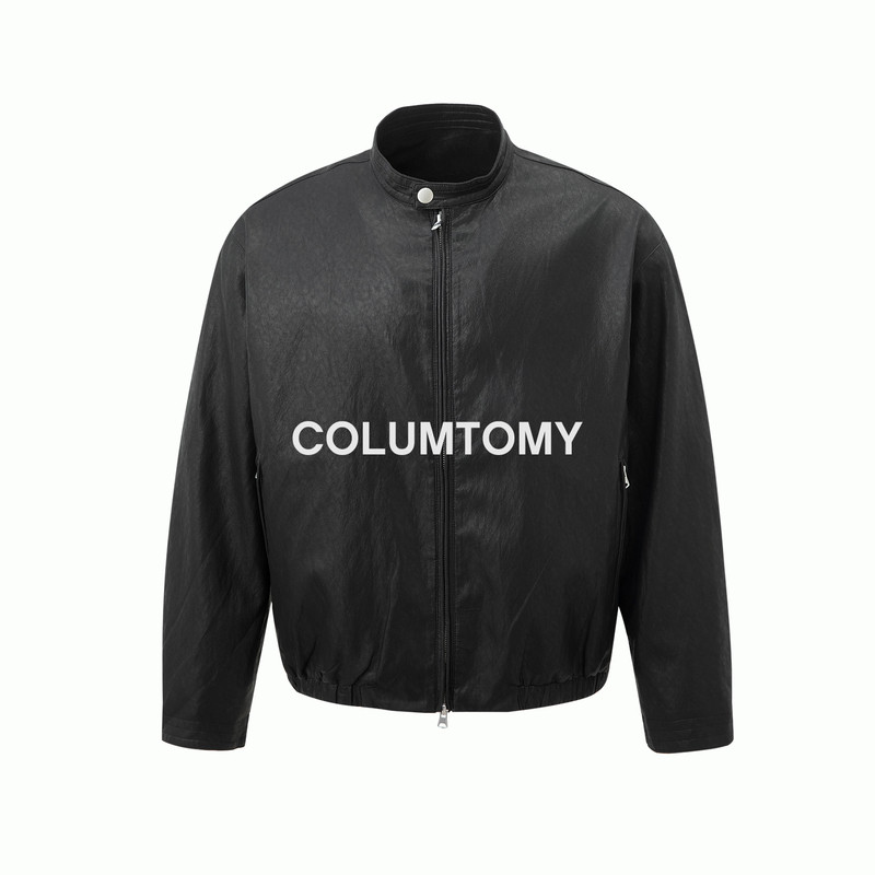 哈林顿2026新款PU皮美式老钱风外套男士Cleanfit质感夹克高级痞帅