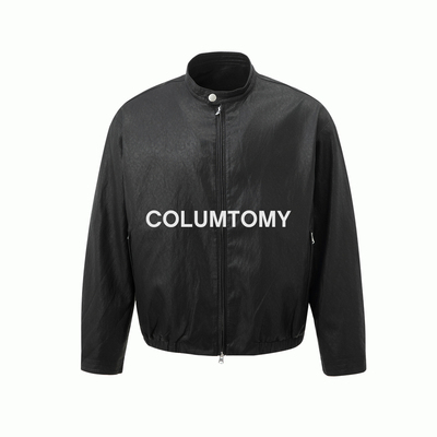 哈林顿2026新款PU皮美式老钱风外套男士Cleanfit质感夹克高级痞帅