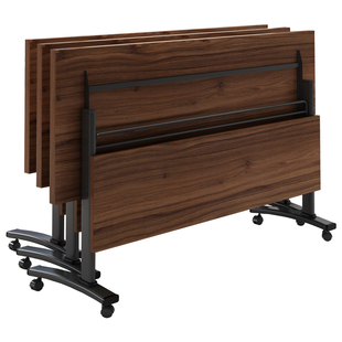 折叠培训桌会议桌自习室学习桌长条桌椅组合机构会议室可移动桌子