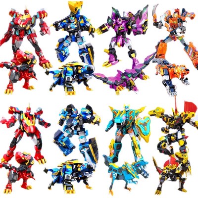 心奇爆龙战车X4超斗暴龙变形玩具