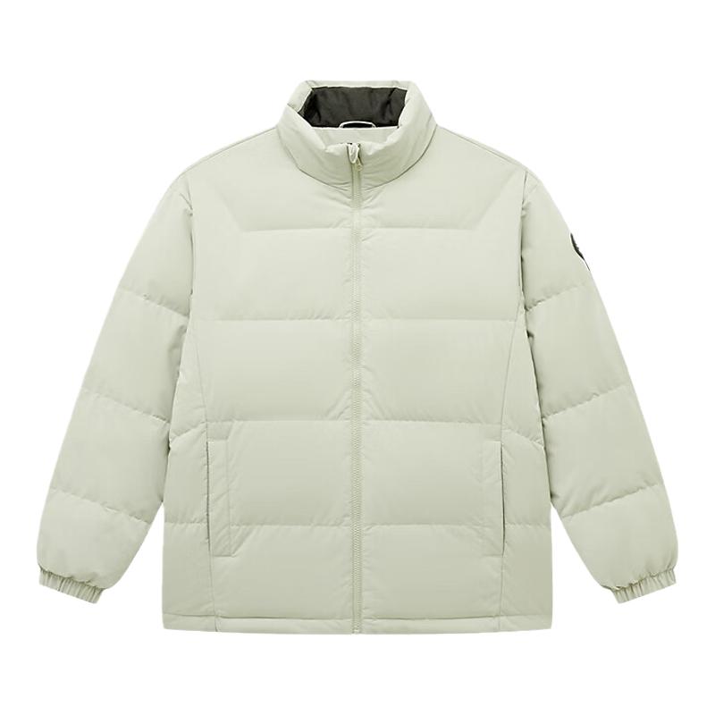 特步羽绒服男2024秋冬新款加厚保暖立领防风鸭绒外套976429190088