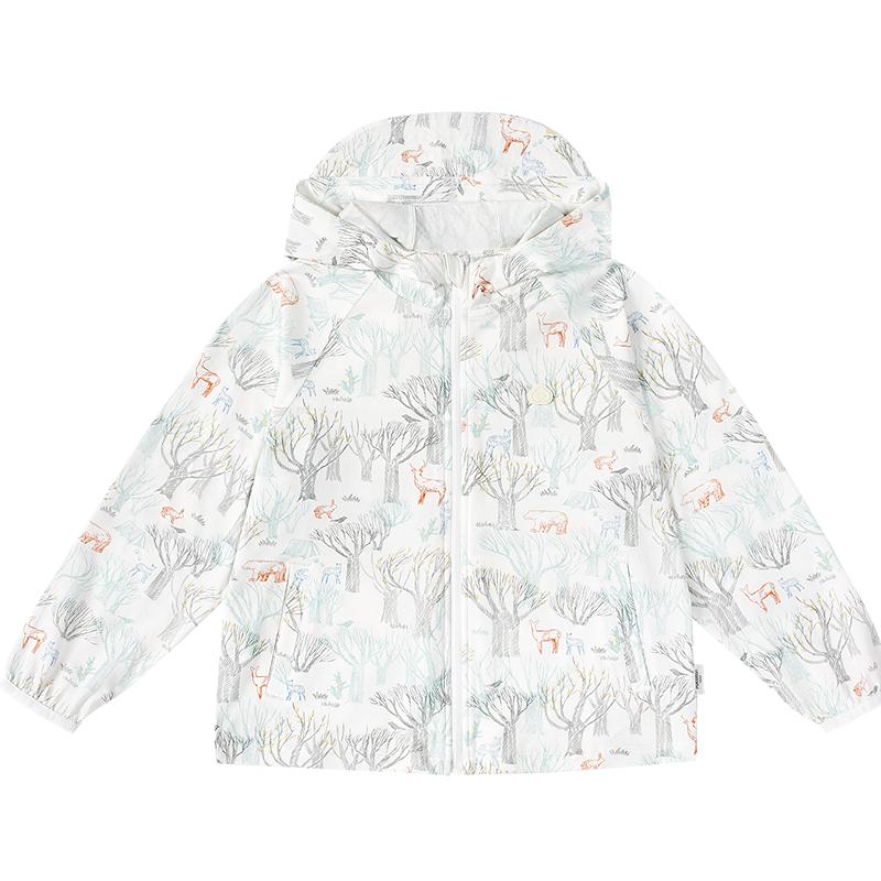 全棉时代25年夏季新款男童凉感防晒外套男孩宝宝防紫外线皮肤衣服