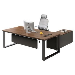 经理办公桌主管桌老板桌简约现代办公室办公家具办公桌椅组合单人