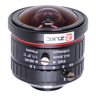 C口2.8mm广角镜头手动光圈工业镜头1/1.8