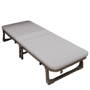 折叠床加厚午休躺椅办公室午睡神器家用单人床成人简易陪护床结实