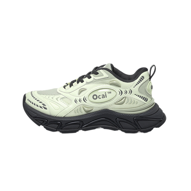 Ocai Runtech3.0牛油果绿"超声波"跑鞋 高级增高厚底休闲老爹鞋女