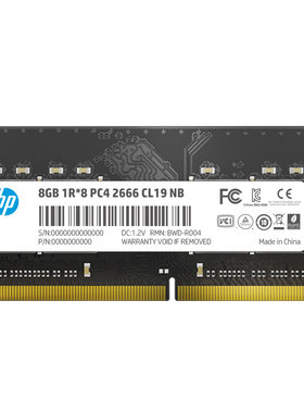 惠普ddr4笔记本内存条送螺丝刀