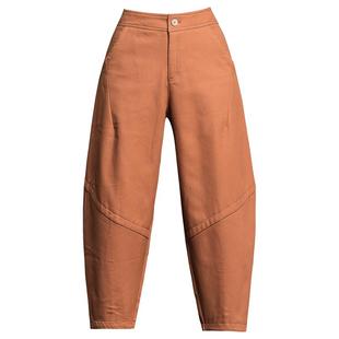 加绒灯笼裤女2025新款棉裤秋冬哈伦裤八分加厚休闲萝卜裤大码靴裤