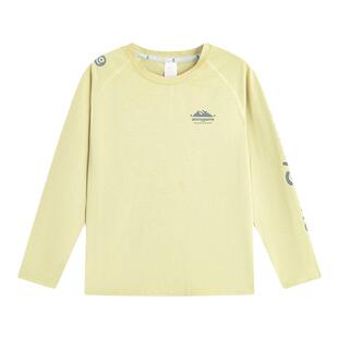 onmygame儿童长袖t恤运动男女童速干衣透气上衣春秋款新款