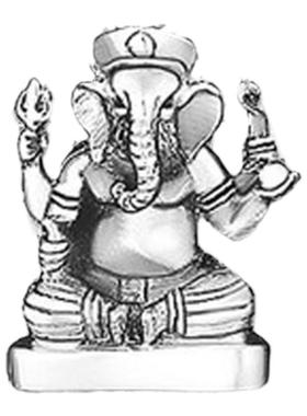 象神纯银印度学生吊坠男女同款