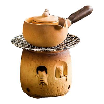 茶桌素悟陶瓷淘金币围炉煮茶卡通