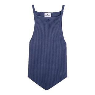 Courreges 春夏新款女士简约优雅针织背心银泰百货精品 301574