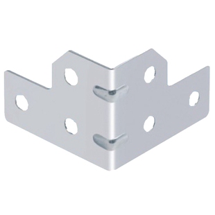 婚庆舞台灯光航空箱配件6孔30压筋切角直角码机柜线材箱包边护角