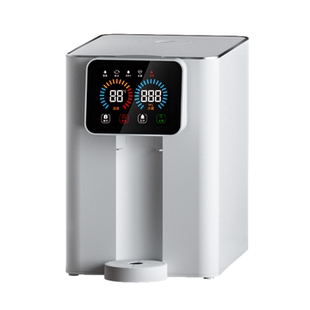 日本栖川富氢台式管线机家用自吸接桶装水茶吧机桌面水素水饮水机