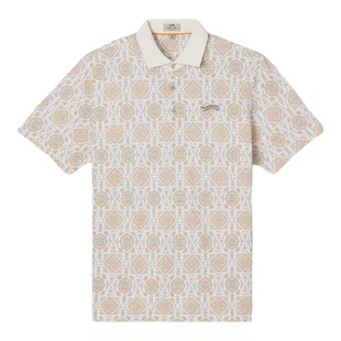 26SS球服SUNDAYRED复古夏威夷风古巴领短袖印花高尔夫POLO衫男速G
