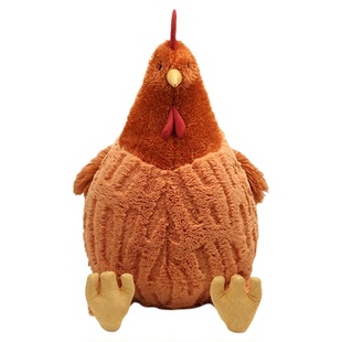 可爱塞西尔鸡毛绒玩具仿真小鸡玩偶公仔儿童陪睡娃娃女生抱枕礼物