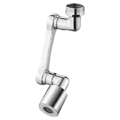 机械臂万向水龙头延伸器防溅洗头漱口转接头厨房卫生间通用可折叠