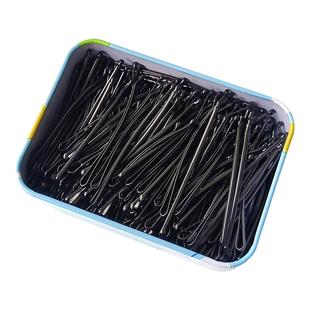 弧形夹一字夹黑色弧度小发夹盘头发弯夹弧形刘海夹卡子简约百搭