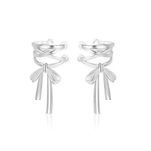 蝴蝶结耳骨夹无耳洞耳夹耳钉2026年新款爆款耳环轻奢高级感耳饰女