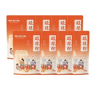 蜀中桃子姐酸辣粉8袋成都特色手工鲜湿粗粉夜宵方便速食粉丝