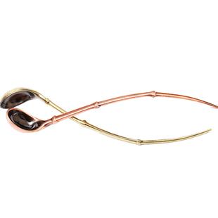 一得阁水勺精制文房四宝用品国画书法书画专用墨汁磨墨舀水盛墨手工铜勺仿古水盂铜勺子调墨加滴水用墨勺