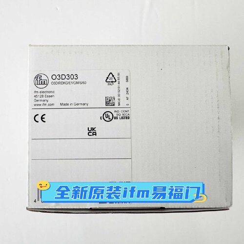 议价德国全新原装易福门 O3D303 3D物体识别传感器