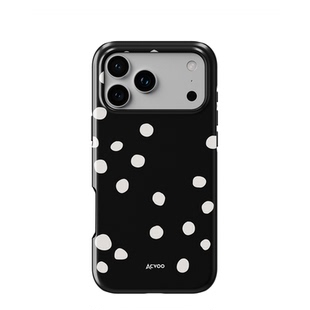 Acvoo几何波点简约个性iPhone17保护16适用于苹果15手机壳14防摔壳13不褪色12环保可水洗Air全包
