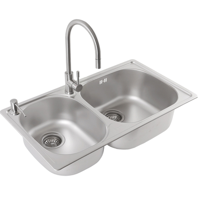 不锈钢拉丝洗碗池套餐厨房水槽