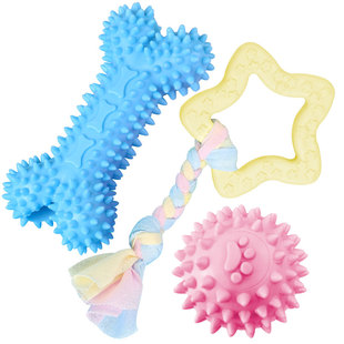 狗狗玩具解闷神器磨牙球橡胶球比熊柴犬中小型犬幼犬专用玩具发声