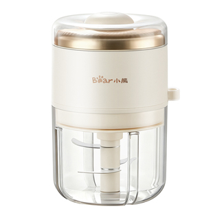 小熊电动蒜泥神器捣蒜器家用小型无线拉蒜绞肉机搅碎辅食切碎器