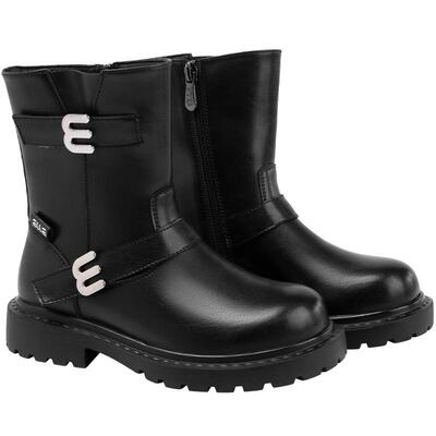 ELLEkids秋冬季儿童加绒马丁靴