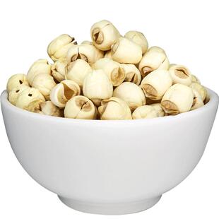 拾誉莲子干货250g建宁白莲手工去芯非磨皮通心湘潭莲粉银耳百合羹