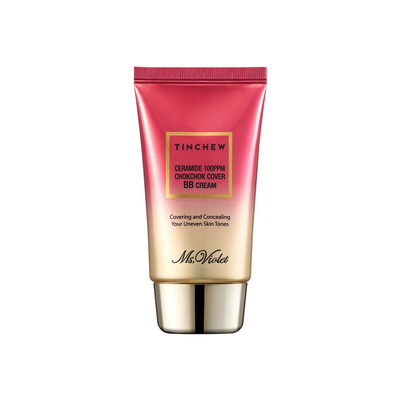 TINCHEW/花联神经酰胺bb霜遮瑕隐形毛孔控油轻薄粉底液50mlBB霜