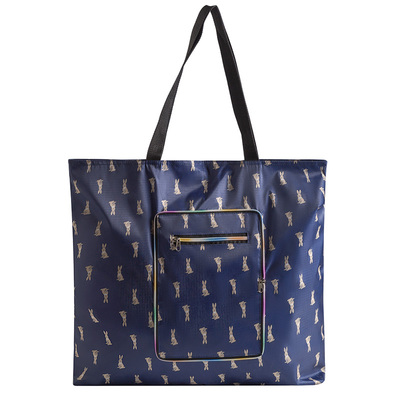 他的纳特大加厚购物帆布包带拉链