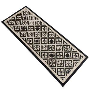 美式复古风入户门地垫蹭土厨房地毯床边地毯丙纶加厚加密可机洗