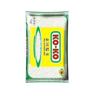 KOKO泰国白糯米饭阴米进口粘糯米2斤酿酒包粽子糍粑江米1KG