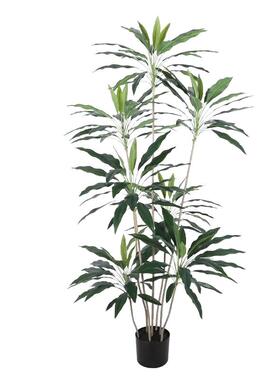 高端仿真绿植天鹅绒假树