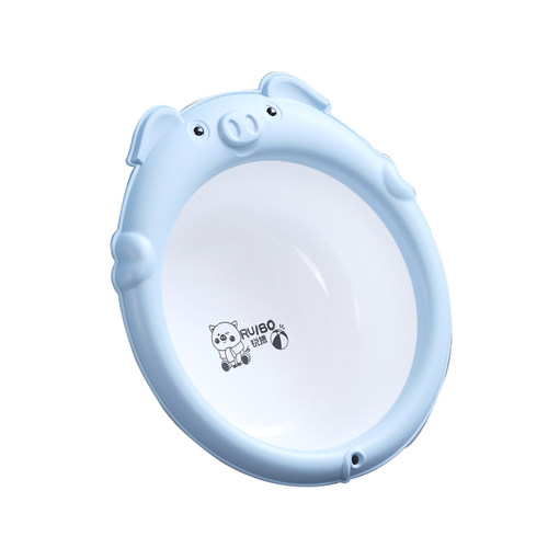 加厚初生婴儿洗脸盆新生儿童用品洗屁股卡通可爱PP用宝宝小盆子