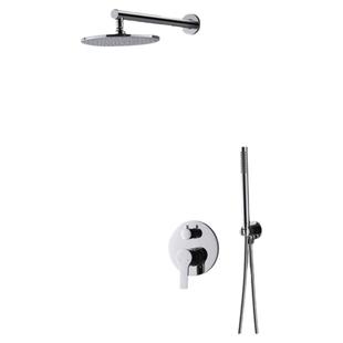 鼎菲暗装花洒入墙式淋浴花洒套装预埋嵌入式增压淋浴喷头热熔