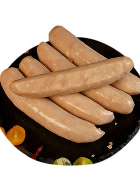 德国风味慕尼黑白肠德式香肠拼盘西式餐肠肉肠速食热狗早餐肠烤肠