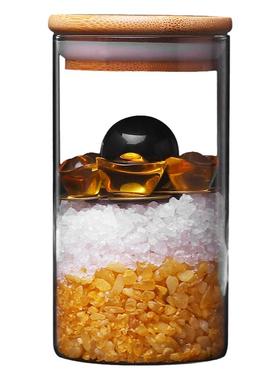 家居水晶瓶子床头朝西摆件