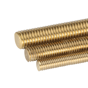 铜牙条丝杆黄铜通丝全螺纹螺杆螺柱全牙牙棒M3M4M5M6M8M10M12M20
