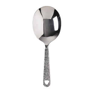 川岛屋304不锈钢分餐勺家用食品级大号汤匙汤勺漏勺公勺分菜勺子