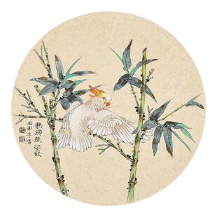 中国美术家协会会员黄老师手绘臻藏级国画花鸟画作品收藏字画真迹