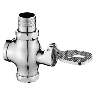 蹲坑冲水阀踏板蹲便器大便厕所便池卫生间冲洗阀配件脚踏式脚踏阀