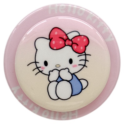 ins风甜美可爱哈喽kt凯蒂猫适用MagSafe磁吸支架卡通手机吸附可伸缩新款气囊支架桌面支撑网红超火创意日韩风