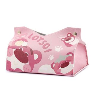 高颜值可爱草莓熊抽纸盒家用客厅车载创意网红款纸巾盒餐巾纸盒子